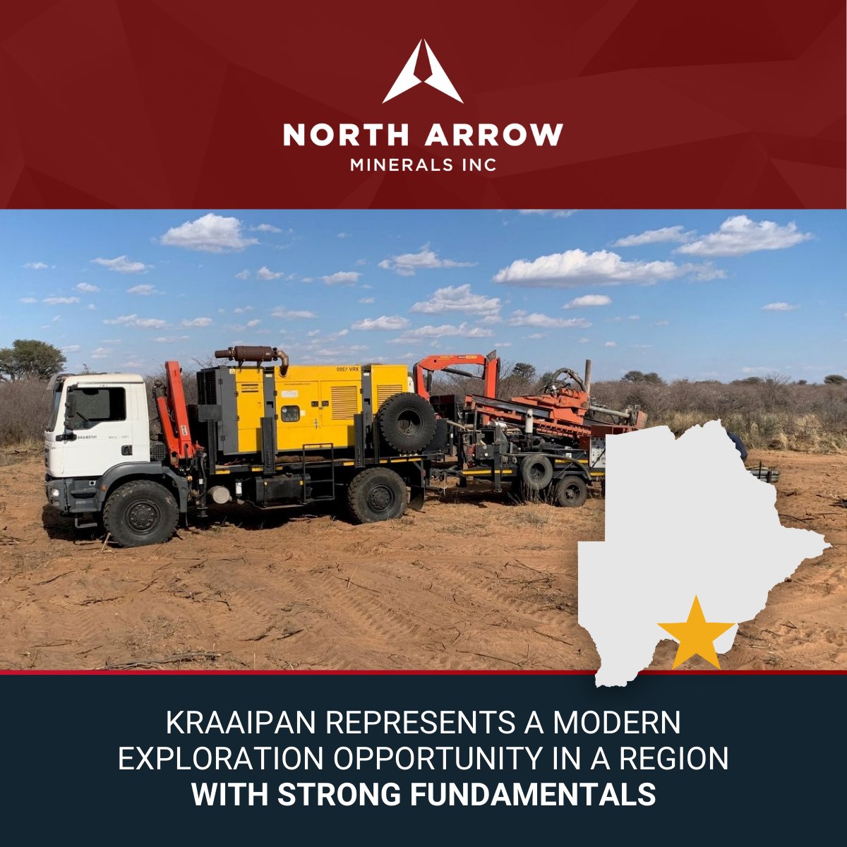 Kraaipan is an emerging gold district in one of Africa’s most stable mining jurisdictions. With modern tech, clear earn-in milestones, and strong early geochemical signals, North Arrow is positioning Kraaipan for a discovery-focused 2026.

🔗 northarrowminerals.com/projects/gold/…

$NAR.V
