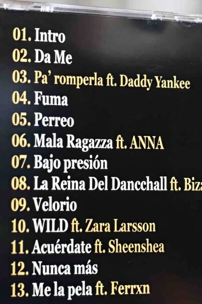 ferrxn__'s tweet image. xiques s’ha filtrat el tracklist de l’album de Bad Gyal 😭😭😭😭 pf va a ser TREMENDO DISCAZO COM QUE ZARA LARSSON