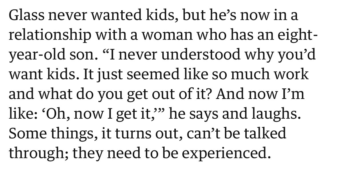 sfmcguire79's tweet image. This story is even crazier in light of the fact that Ira Glass didn’t want kids because they’re “so much work and what do you get out of it?”