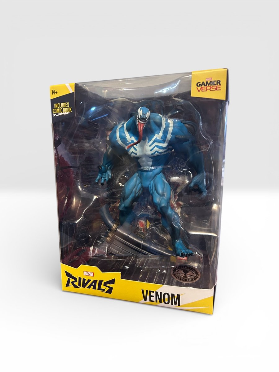 FandomUnleashed's tweet photo. 🔥 New In Stock! The Marvel Rivals Venom CHASE 1:6 Scale Posed Figure is now available for $140.00! Get yours before it's gone! 🕷️ https://t.co/rwxVvOFoFT #Marvel #Venom #Collectibles https://t.co/JE5Ndz3IdR