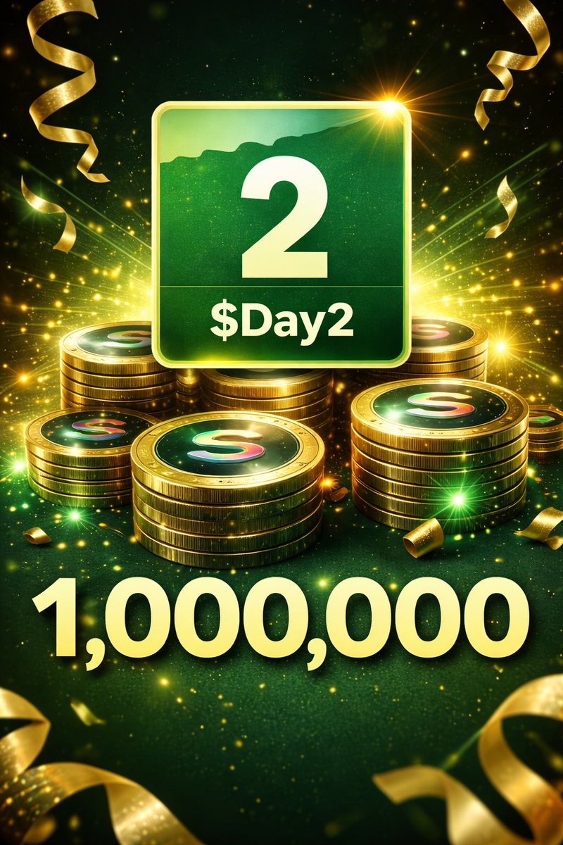 martymoon11's tweet photo. 1,000,000 $DayTwo giveaway.

To participate:
• Like this post
• Follow @martymoon11 and @OneDayToken
• Repost
• Reply with your Solana wallet address

No DMs.
One address per user.

1,000,000 $Day2 will be sent to 5 wallets.

Part of a public experiment.
No promises. NFA. https://t.co/UQ7qAC4Xxz
