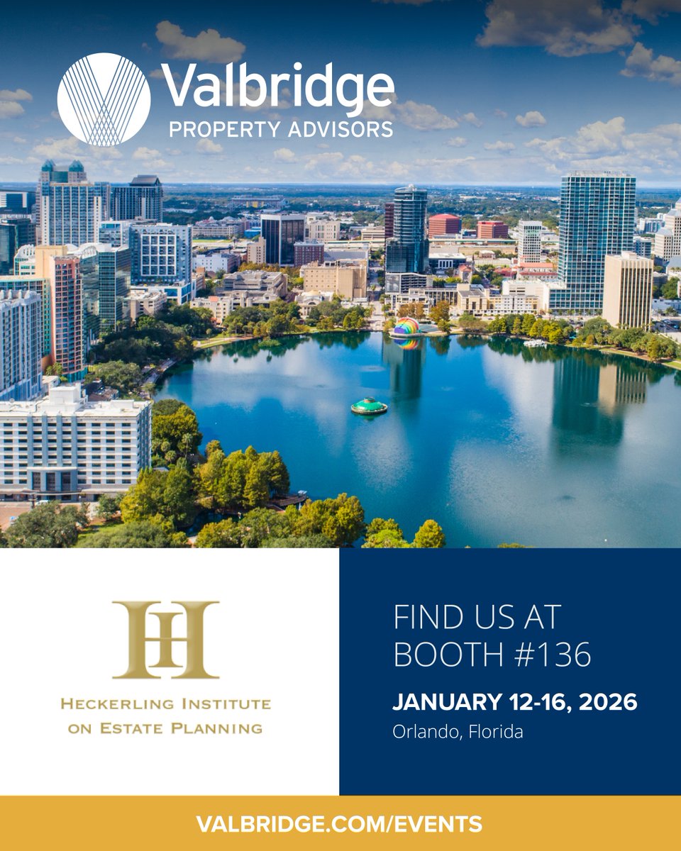 Are you attending #Heckerling2026 in Orlando next week? Team Blue will be there exploring estate planning strategies, real estate appraisals, and market dynamics, and we’re ready to connect and collaborate at booth #136.
valbridge.com
