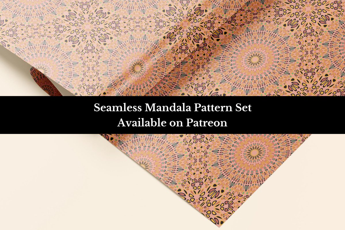 DavidZydd's tweet image. Seamless Mandala Patterns - available on Patreon: patreon.com/collection/188… #patterninspiration #ornamentalpattern #patternbranding #MandalaMagicMarket