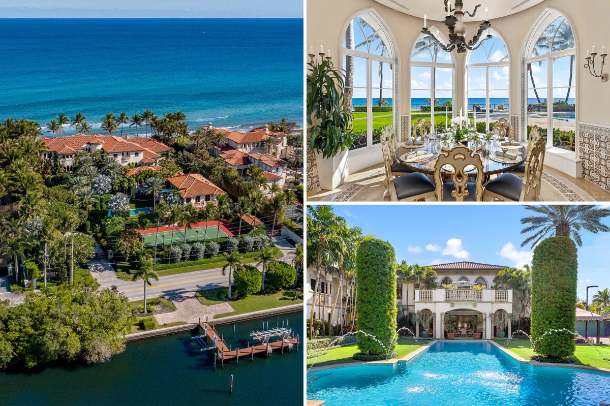 nypost's tweet image. A $134M estate in a Florida playground for billionaires just saw its asking price cut to $90M trib.al/YbwQygR