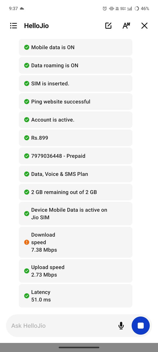 Prince126798's tweet photo. @JioCare @reliancejio  Every time I recharge, the internet works well for 3 to 4 days but later it gets too slow. I have complained like tens of times and talked to you specialists assigned for jio care which I know doesn't care, but no solution received. Is it so common to fool? https://t.co/52r03yxbds