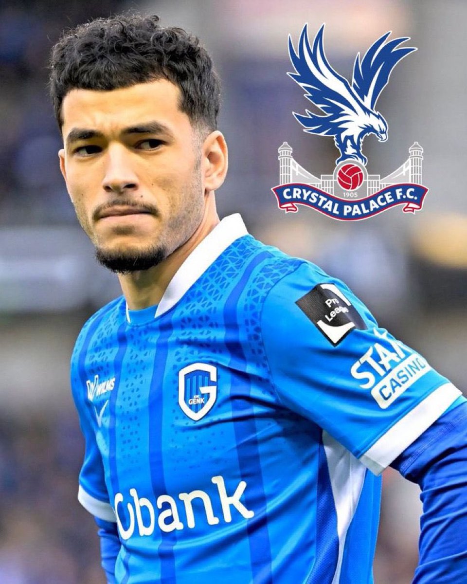PalaceReport's tweet photo. 🚨 🇲🇦 BREAKING: Crystal Palace have made some progress in talks with Genk over right-back Zakaria El Ouahdi. 

Everton are also interested in the  24-year-old Morocco international who is likely to cost around £12m.

@ed_aarons https://t.co/JPLXw3HDDw