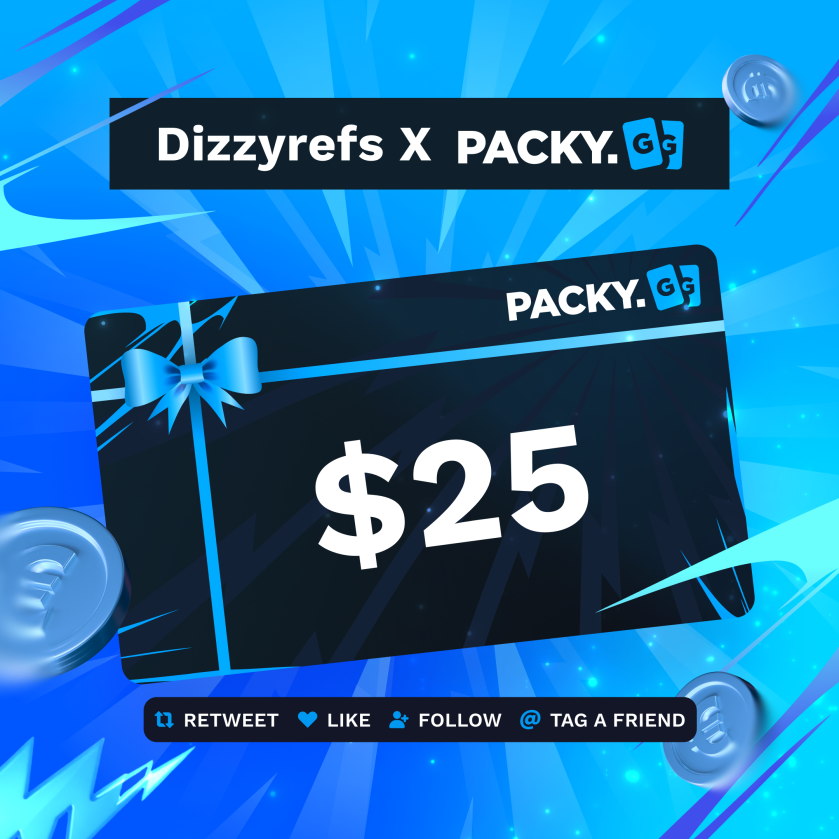 dizzyrefs's tweet image. $25.00 GIVEAWAY! 🥳 

To enter: 
✅ Follow us &amp;amp; @packygg 
✅ Repost + Like 
✅ Tag your friends! 

Giveaway ends in 7 days!⌛️ 

#CS2 #CS2Giveaway