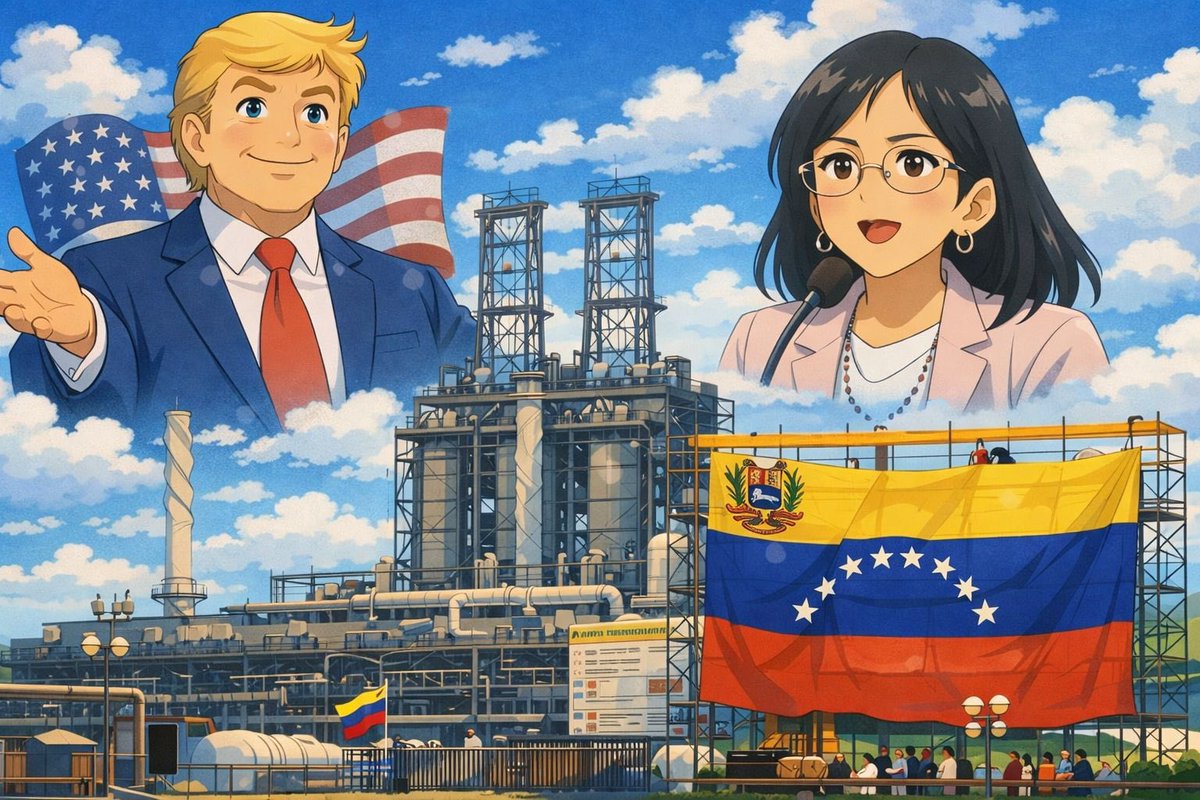 #ElBarbasDice 

Entre 30 y 50 millones de barriles de petróleo le entregará Venezuela a USA, el Chavismo de rodillas ante el imperio gringo, ya no hay diferencia entre la derecha y la izquierda; tocando el poder les renguea la misma pata.