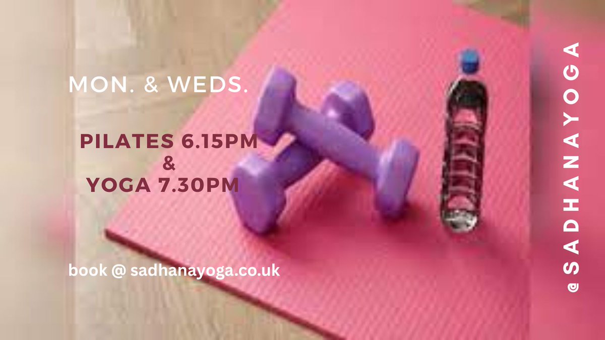 January = sustainable habits, not burnout.
Strength, mobility &amp; mindfulness to feel energised and balanced.
🕕 6:15 Strength &amp; Fitness
🕢 7:30 Mindful Yoga &amp; Meditation

Every Wednesday — live on Zoom
📲 sadhanayoga.co.uk
#MidweekWellness #MindfulMovement #OnlineFitness