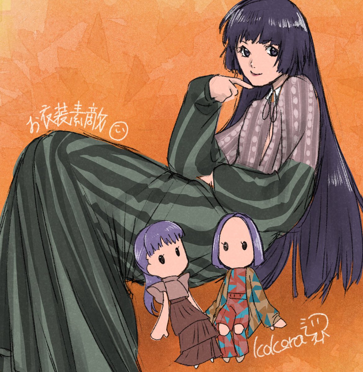 過去絵発掘。
plasma期はお衣装好きで沢山お絵描きした記憶(笑)

#prfm