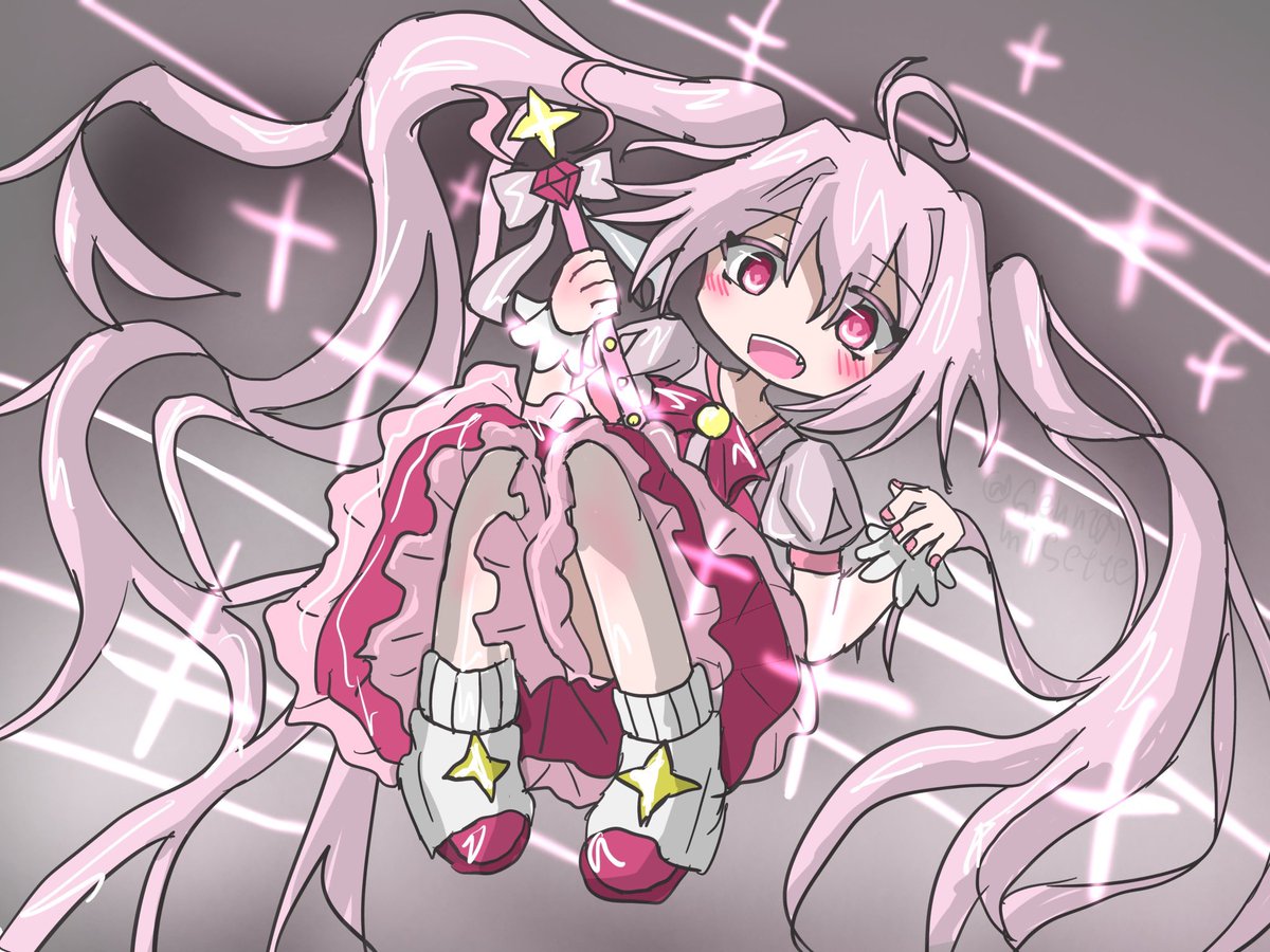 最近描いたピンクで可愛い感じのイラストまとめた(どれも神)