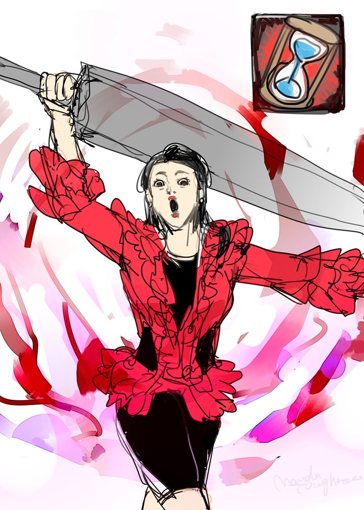 FF14が零式の時期らしい
昔描いたリビングデッドするエド・はるみでも置いておこう