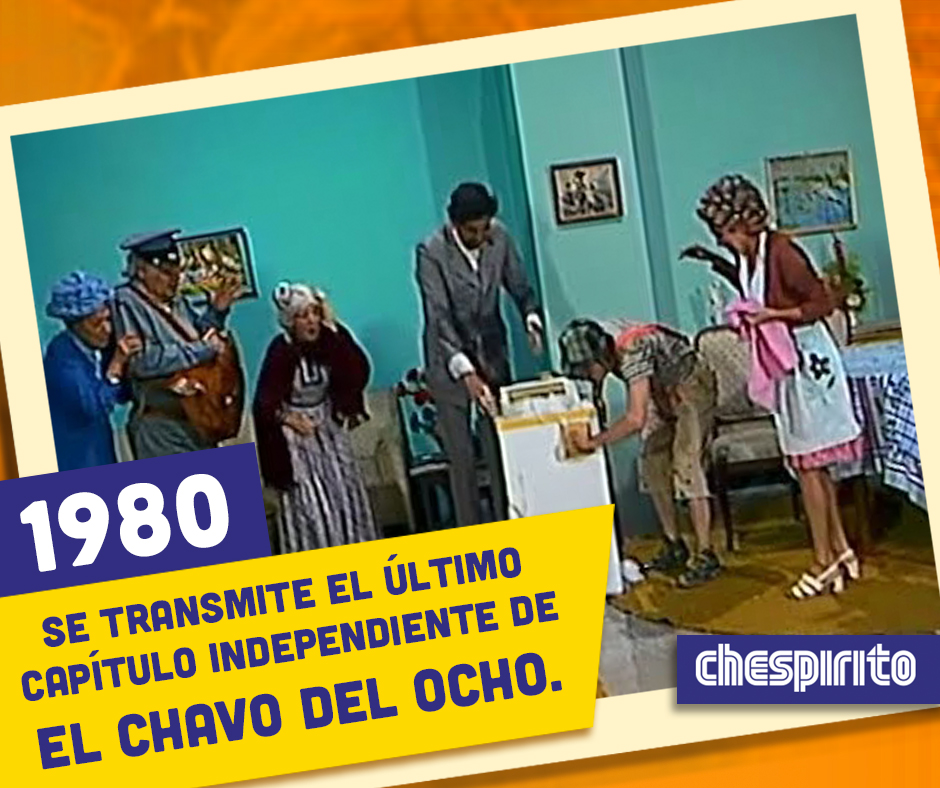 En 1980, El Chavo del Ocho cerró su etapa de capítulos independientes con “La lavadora”, pero El Chavo siguió apareciendo como sketch en Chespirito hasta 1992. 📺

#ElChavoDelOcho #ElChavoDel8 #ElChavo