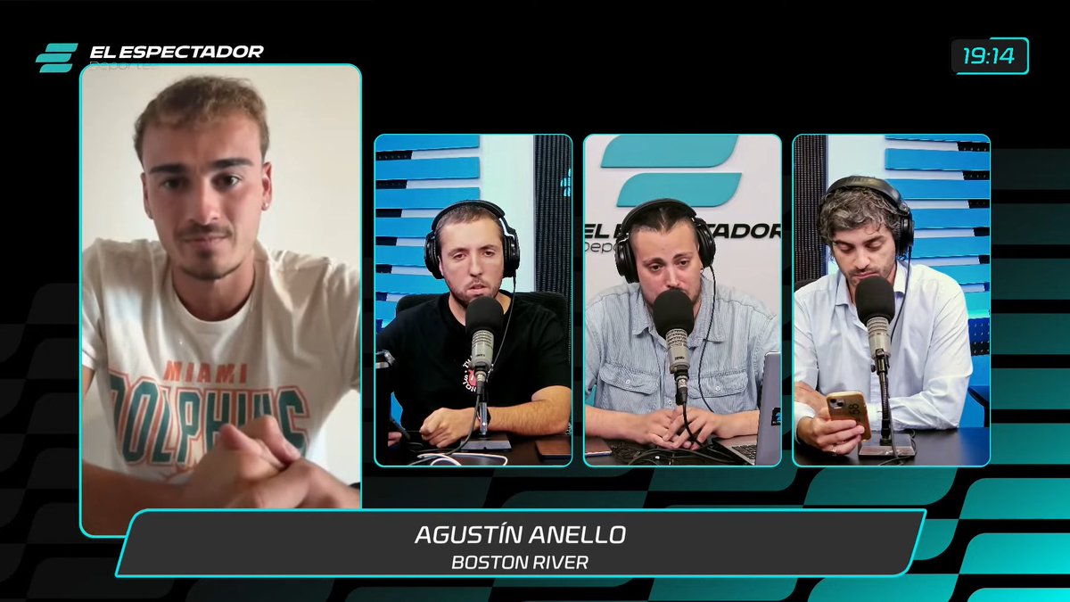 ✓ Agustín Anello, jugador de Boston River, en Tuya y Mía 
 por 𝐄𝐥 𝐄𝐬𝐩𝐞𝐜𝐭𝐚𝐝𝐨𝐫 𝐃𝐞𝐩𝐨𝐫𝐭𝐞𝐬

📻 810 AM · 92.5 FM
▶️ youtube.com/live/Go7BAjRYY…