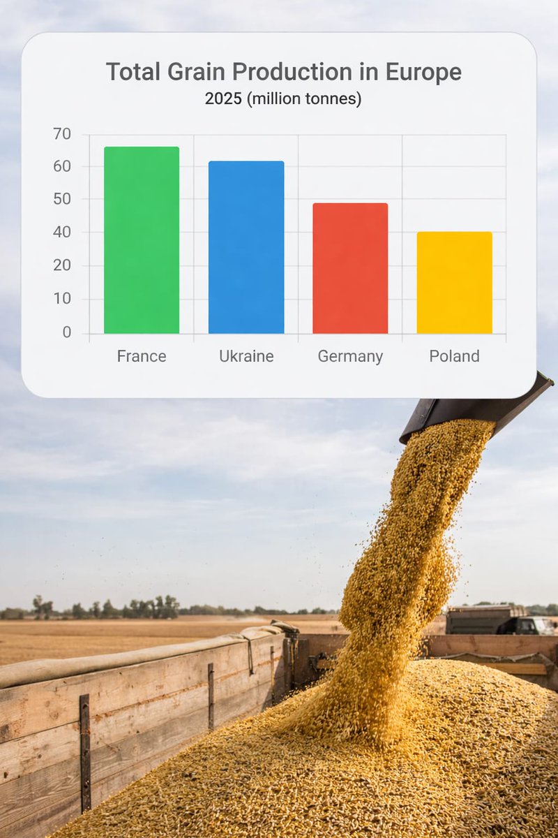 KShevchenkoReal's tweet image. 🇺🇦 Ukraine is #GrainSuperpower by production, ranking second in #EU with ❗57.6 Mt. However, productivity remains low, placing the country 18th in yields. A key bottleneck is unequal access to credit: the Kyiv region alone receives as much #AgriFinancing as all frontline regions