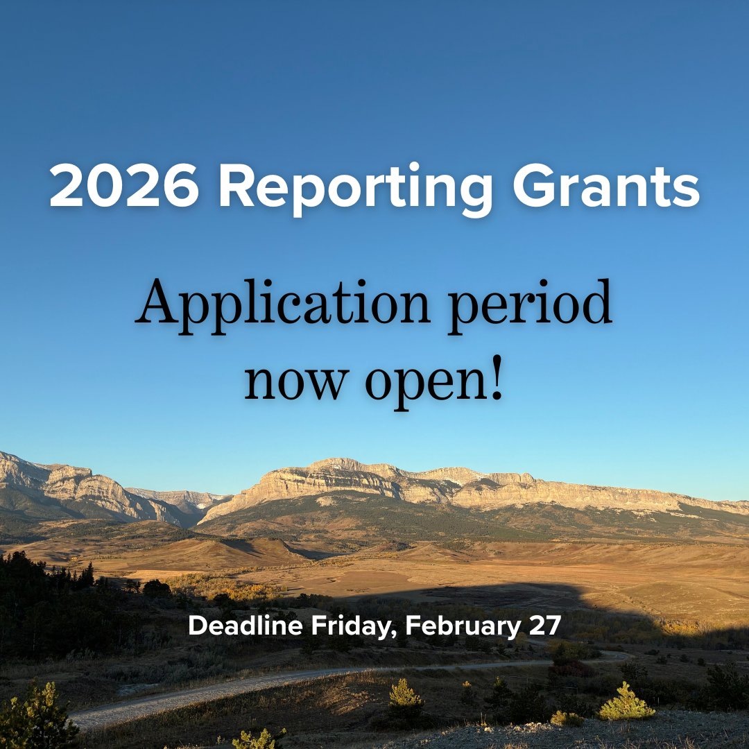ijnr_official's tweet photo. Now accepting proposals for our 2026 Field Reporting Grants! Find details and guidelines on our website. https://t.co/OhiVIulpDK https://t.co/fcaNuV9X12