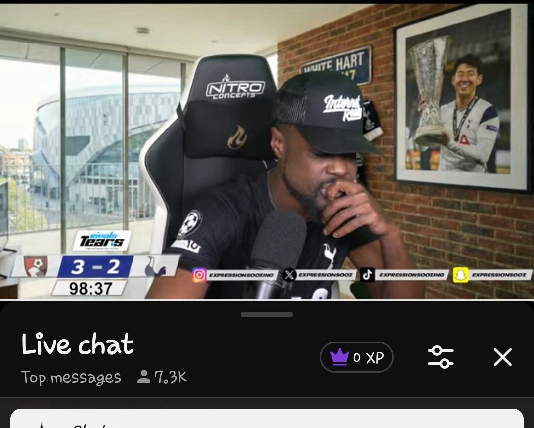 Expressions oozing stream went from 5k viewers to 7.3k as soon as the goal went in.

Chu chu blud.

Hate along.

#BOUTOT