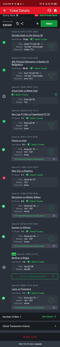 See as Man City mess my ticket 😞