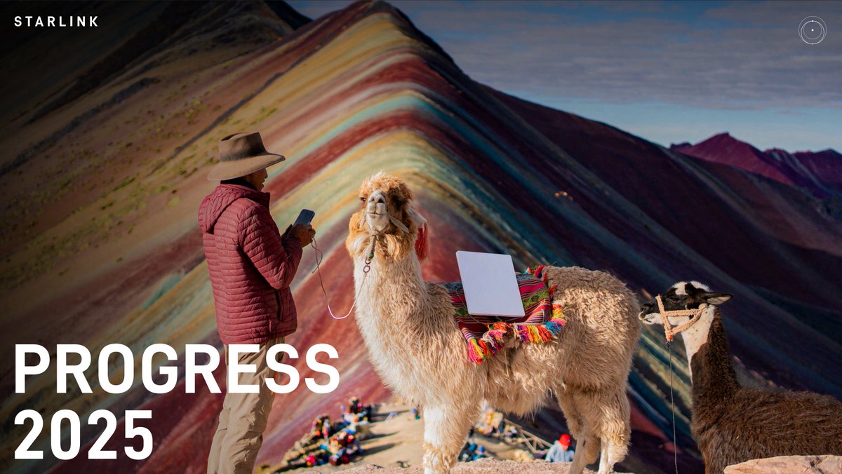 ¡El reporte anual 2025 de la empresa estadounidense líder <a href="/Starlink/">Starlink</a> tiene al Perú en su portada! 
El país ya es parte de su red global de conectividad satelital extendida, que hoy conecta a más de 9 millones de usuarios en los 7 continentes.