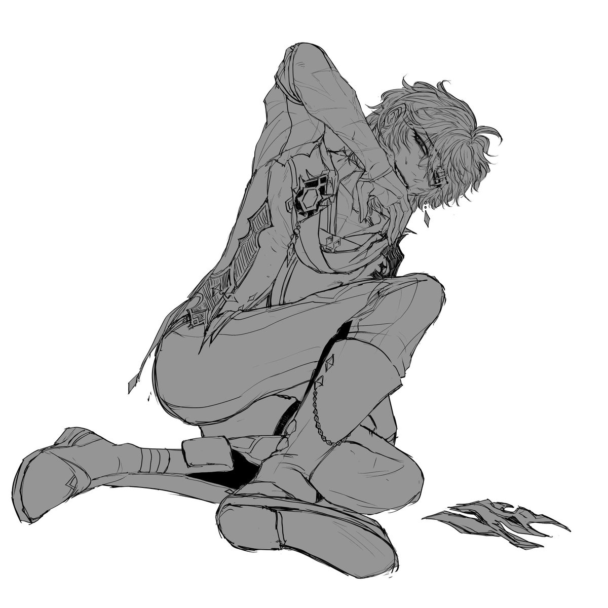 azleidmyson's tweet image. Full-body posing will be the death of me so much so im tempted to make a standee of this when I color it just for the hell of it