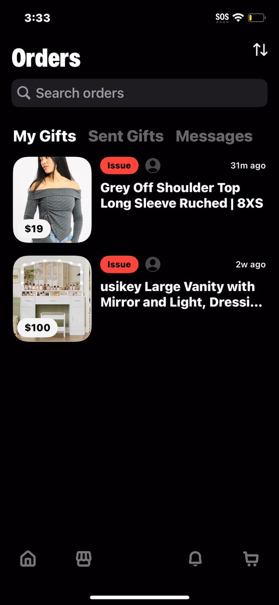 REDRAGEEE's tweet image. Any idea why Throne is doing this marking all of my gifts as “issue” ??? Until this is resolved, I’m only accepting cash app and PayPal payments‼️