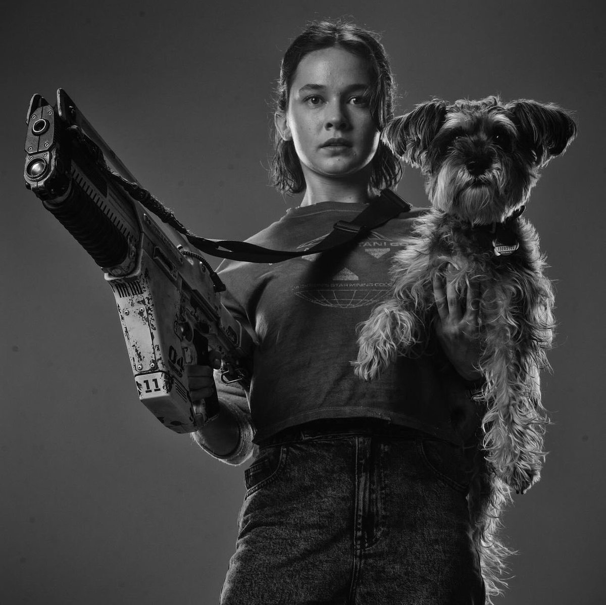reyscarradine's tweet image. need the romulus sequel to give rain a dog like in this promo pic