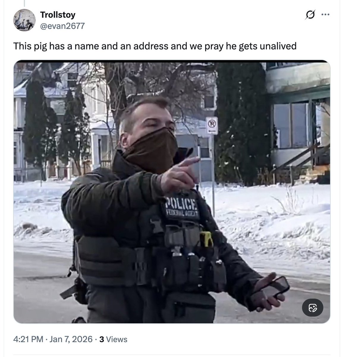 WilliamWolfe's tweet image. Hey @evan2677, why did you delete this?

Please share and keep tagging the @FBI. Let's make him famous.