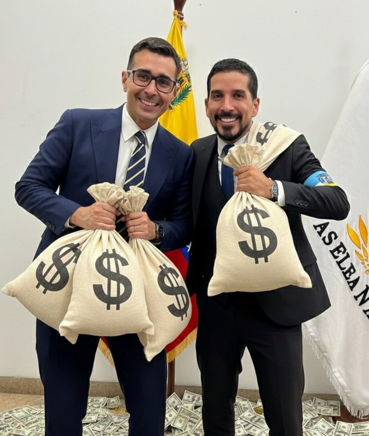 Sabias que el alcalde de La Libertad <a href="/PanchoTamarizG/">Pancho Tamariz</a> es primo de <a href="/aguschmer/">Andrés Guschmer Tamariz</a> 
El mismo alcalde que vendió tierras en casi 3 millones a una jóven q no tiene ni RIMPE.
La propietaria en realidad seria <a href="/laviniavNoboa/">Lavinia V. Noboa</a> q por medio de Andrés y su primo metieron una testaferro a comprar