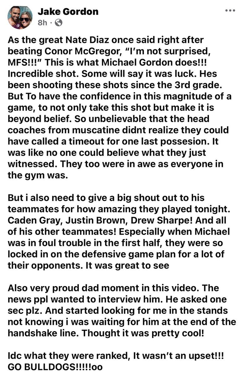 High school is OVER buddy. 🤣 Talk about living through your kid. Take ur Nate Diaz analogies and shove it up ur ass🤡 #cuck #seeyouinskitown #michaelgay