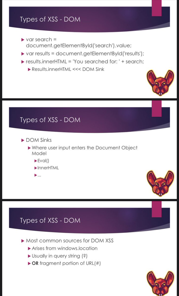 bash_voice's tweet photo. #Day3 Explored a different XSS mindset using the 900 Ultimate Hacker Toolkit @theXSSrat  Focused on DOM XSS, which lives in the browser and requires real hunting, not just reading. @segoslavia @jay_hunts @ireteeh @4osp3l 
#100Daysofcybersecurity #Redteam #breakinglimits https://t.co/eN4Hb8Olwi