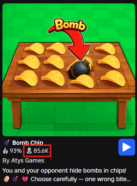 RoTemplatesRBLX's tweet image. 💣 Bomb ____ template is now OUT!

🤑 Bomb Chip is looking strong with constant 80K+ CCU.

📈 Join the link in bio to get it, our cheapest template yet!