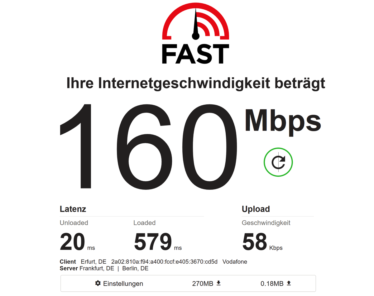 imperare666's tweet photo. @vodafone_de Paketverlust 30-50%, absolut unbrauchbar. Downloadspeed schwankt auch hart zwischen nichts und maximal 20% der bezahlten Leistung. https://t.co/1L2qCcKVIK
