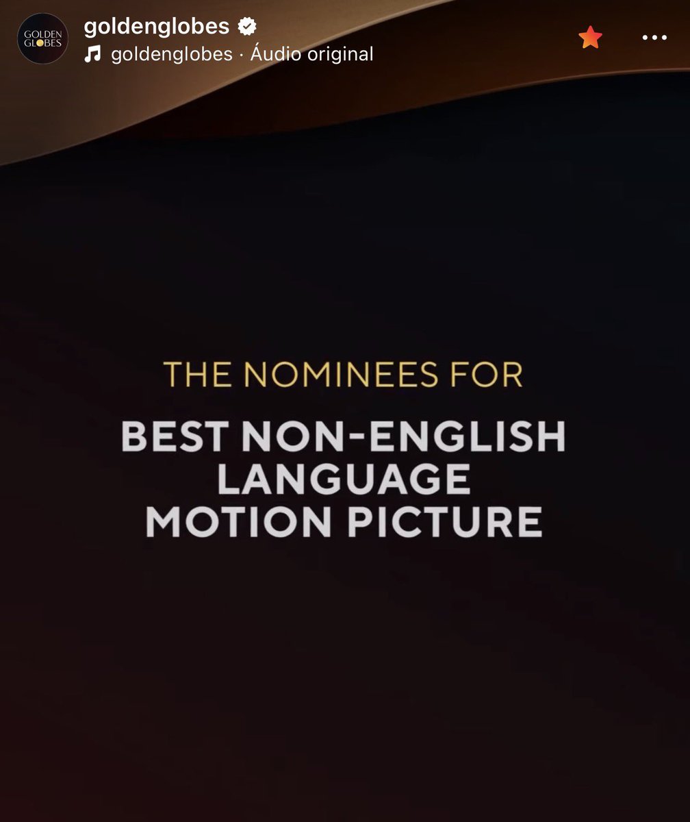 zakfilm's tweet image. Golden Globes and the Academy making a statement showing that international films are just as important