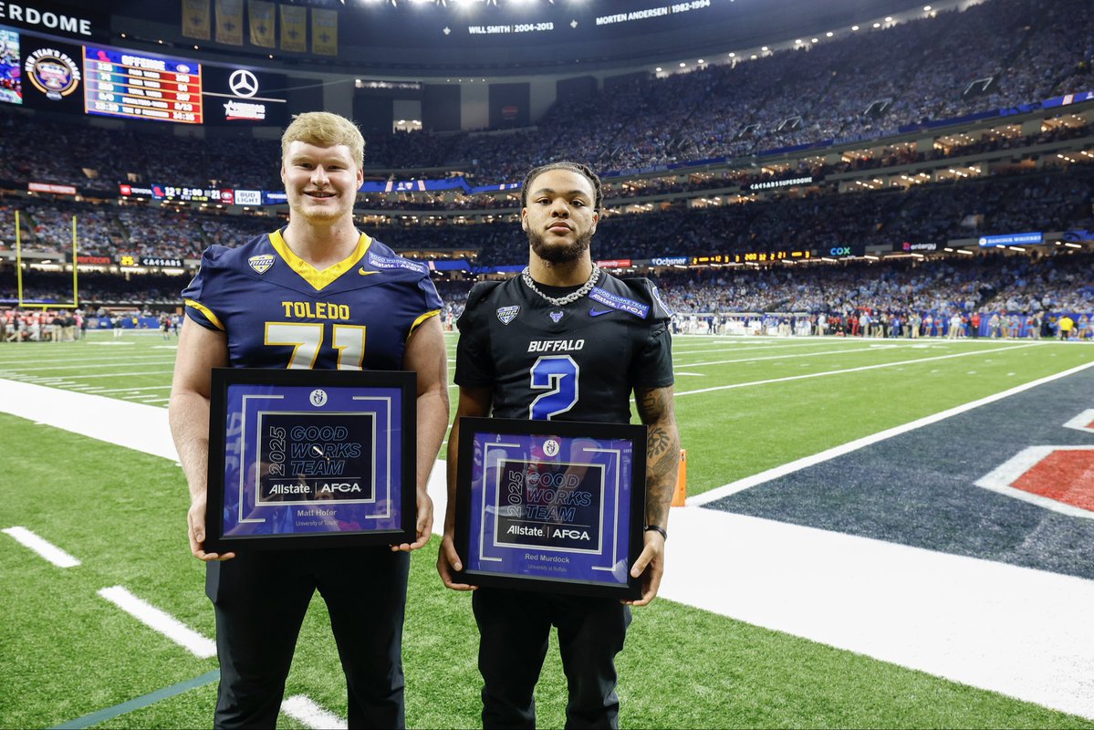 MattHofer5's tweet image. Extremely thankful and honored to be named to this years Allstate AFCA Good Works Team! Such a blessing to be at Sugar Bowl with the team and hear how such amazing people have served their community and around the world.