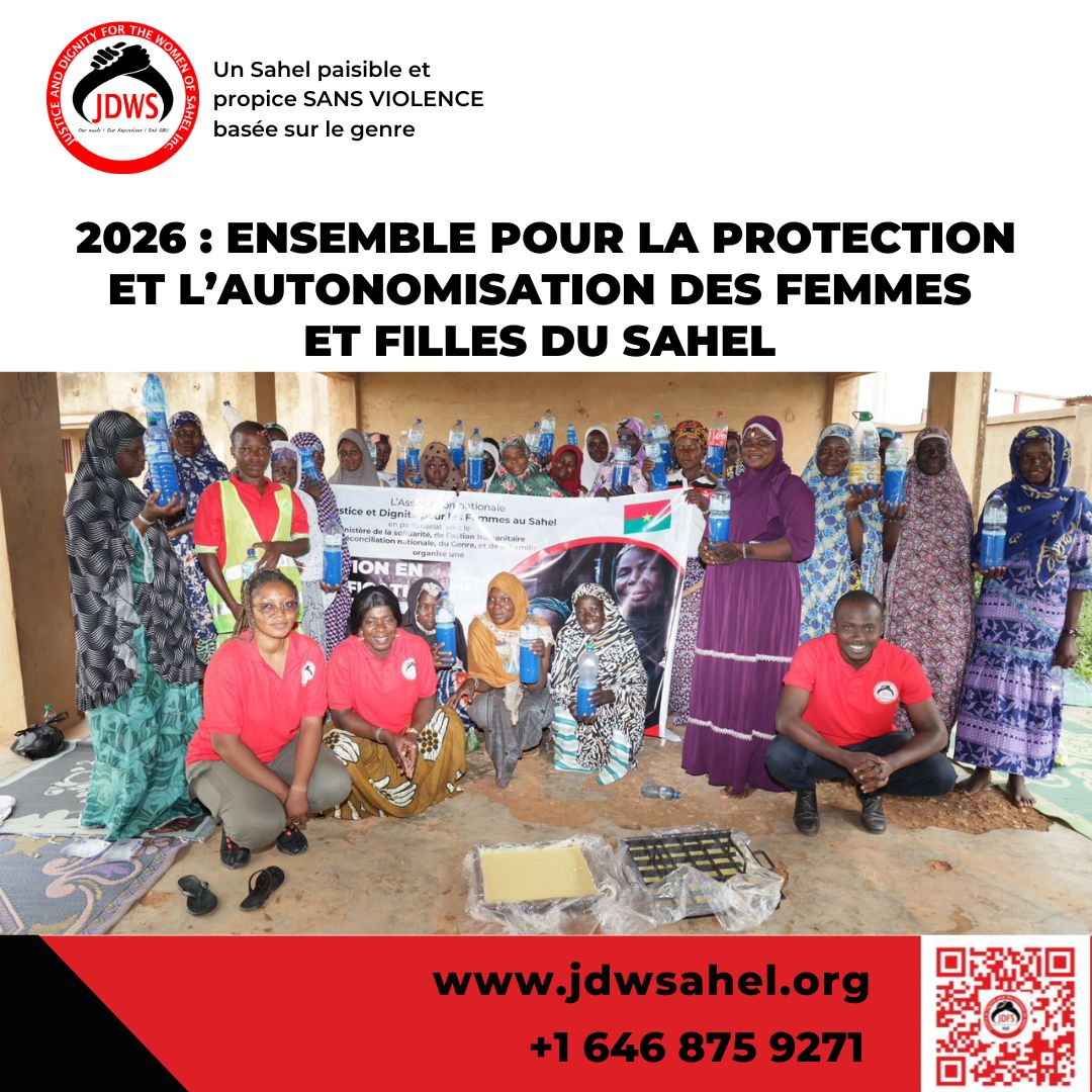 En 2026, Justice et Dignité pour les Femmes du Sahel (#JDWS) renforce une approche sahélienne, institutionnelle et communautaire pour la #protection et l’#autonomisation des #femmes et des #filles.
Notre action s’inscrit dans la continuité ...linkedin.com/posts/justice-…