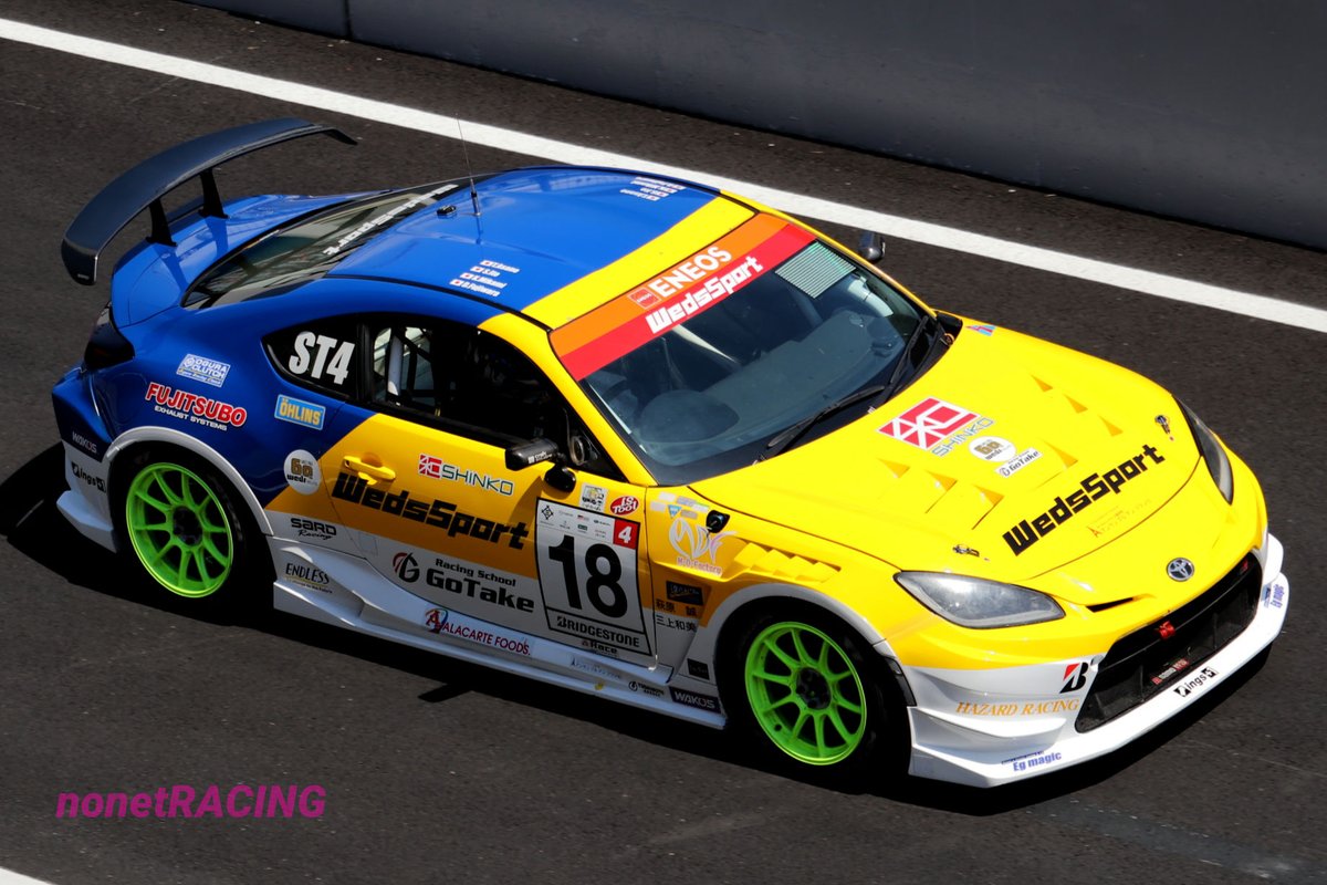 浅野 本日は #18号車の日！！ [ST-4] 18号車浅野レーシングサービス