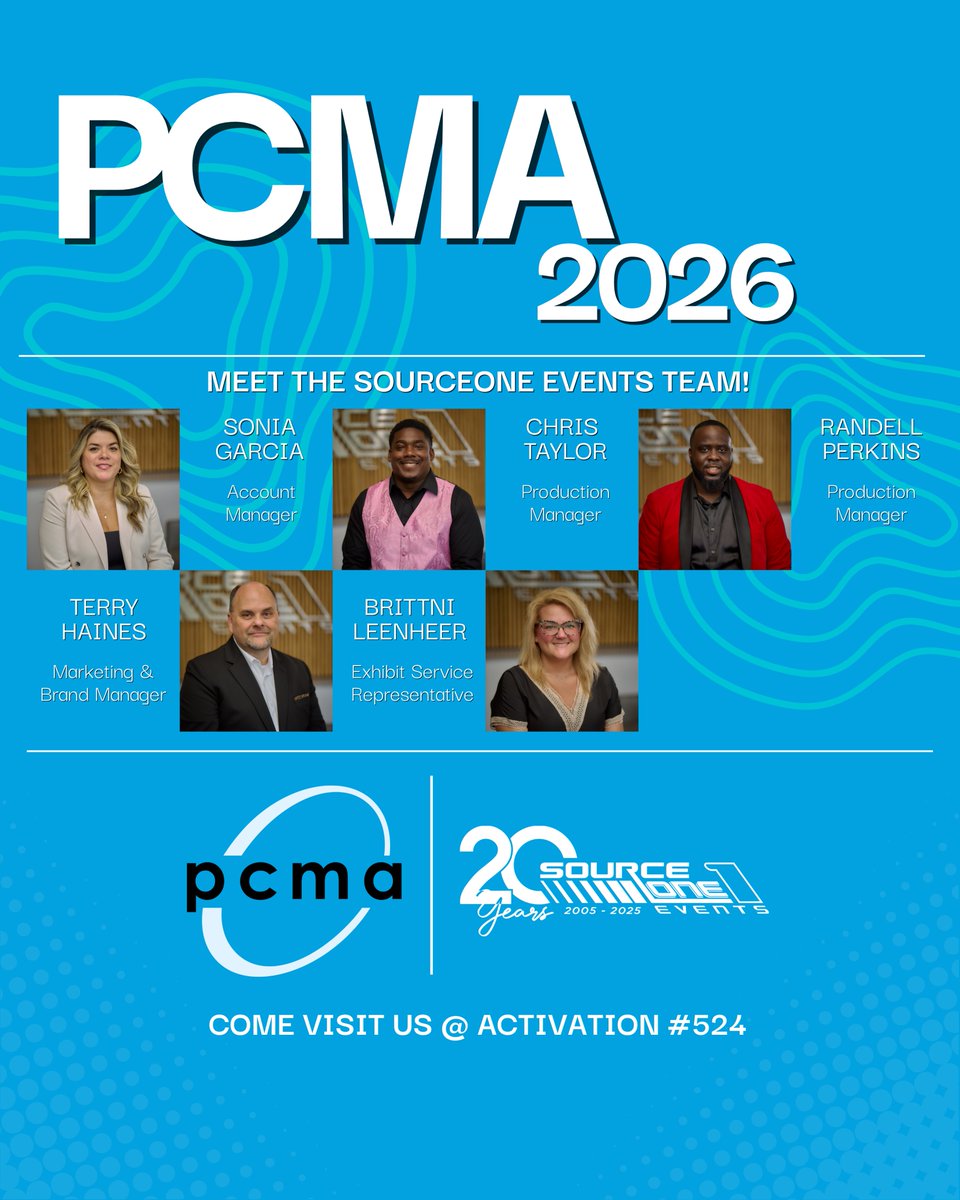 🏈 Game day is almost here!
SourceOne Events is headed to PCMA Convening Leaders 2026 in Philadelphia, PA, and we’re excited to bring the energy, connection, and creativity to the show floor.

📍 Find us at Activation #524 in The District
🍹 Stop by for drinks and great