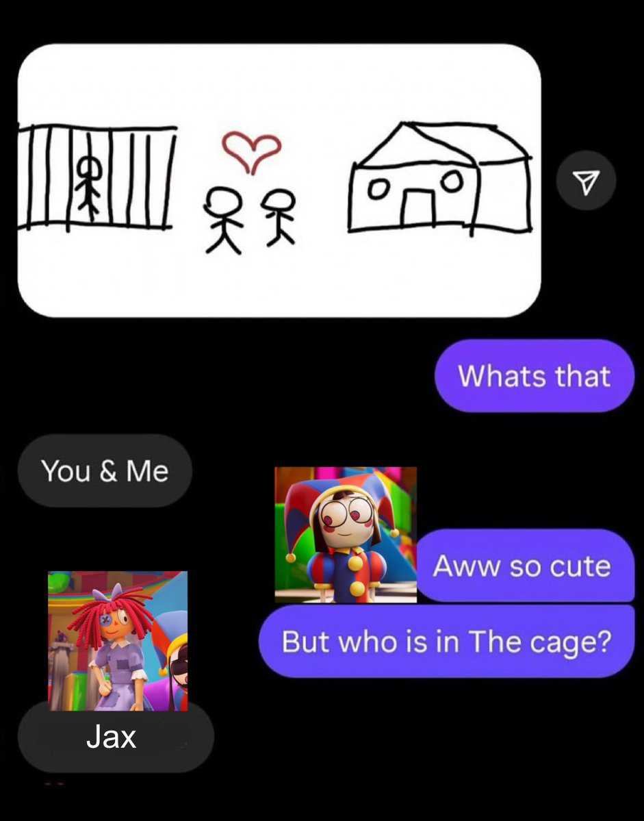 vxnillove's tweet image. this conversation happened fr trust me #jesterdoll #TheAmazingDigitalCircus