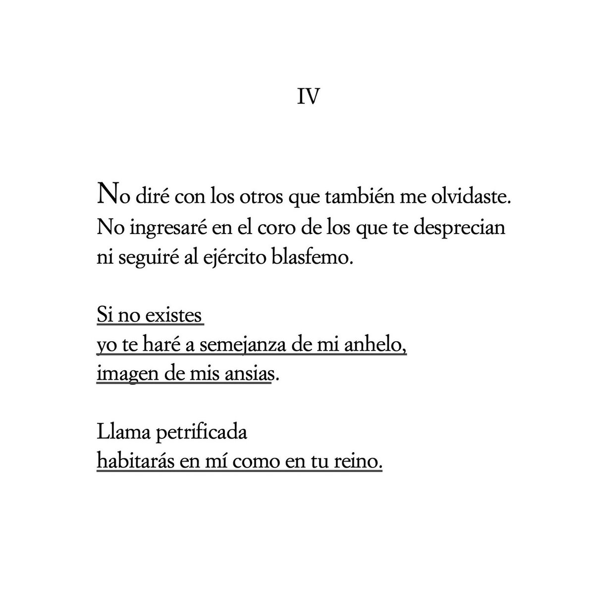 Si no existes, yo te haré a imagen de mis ansias. Qué brutal poema de Rosario Castellanos.