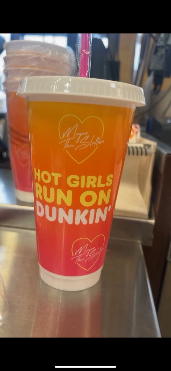 MegansStats's tweet image. Megan Thee Stallion’s cup with Dunkin’ will drop on January 16th.