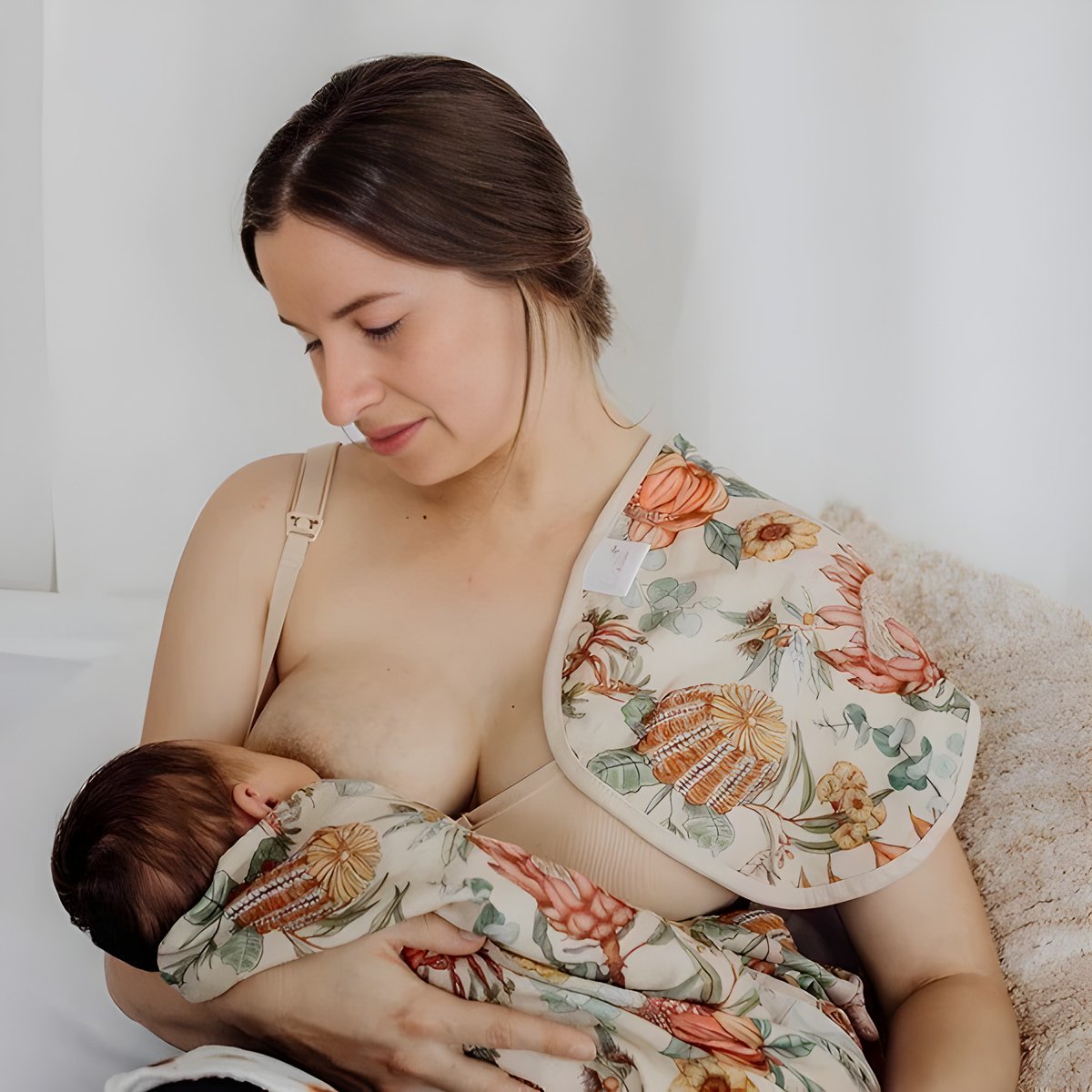 BreastfeedView's tweet image. Radiant in her role as life's giver. #Breastfeeding