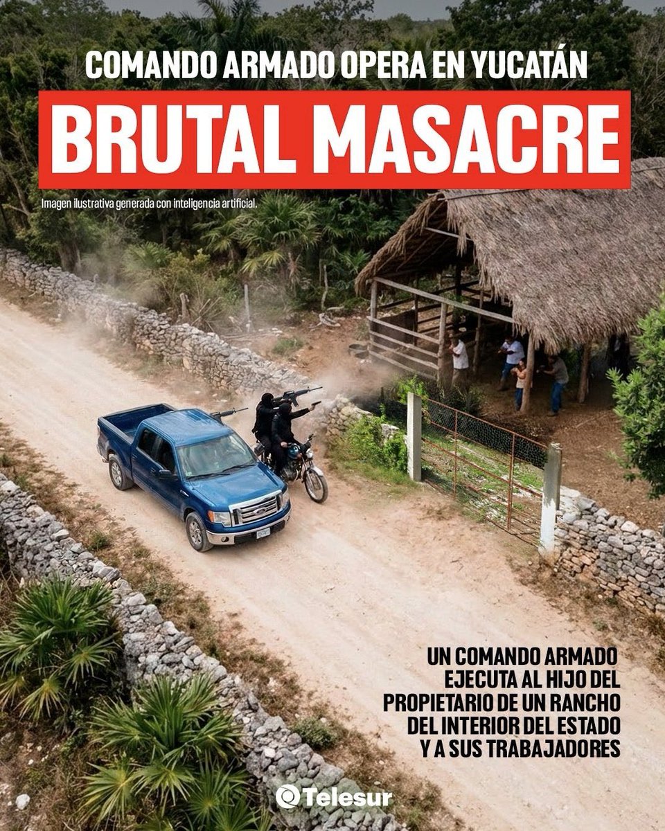 JTrianaT's tweet image. En Yucatán estas cosas simplemente no pasaban. Era el estado más pacífico y seguro del país.

Hoy hablamos de comandos armados, masacres y ejecuciones a plena luz del día.

Apenas empezó a gobernar el cártel de Morena y lo que era excepción ahora amenaza con volverse rutina.