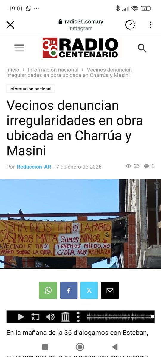 BaldiMacoco's tweet image. radio36.com.uy/2026/01/07/vec…