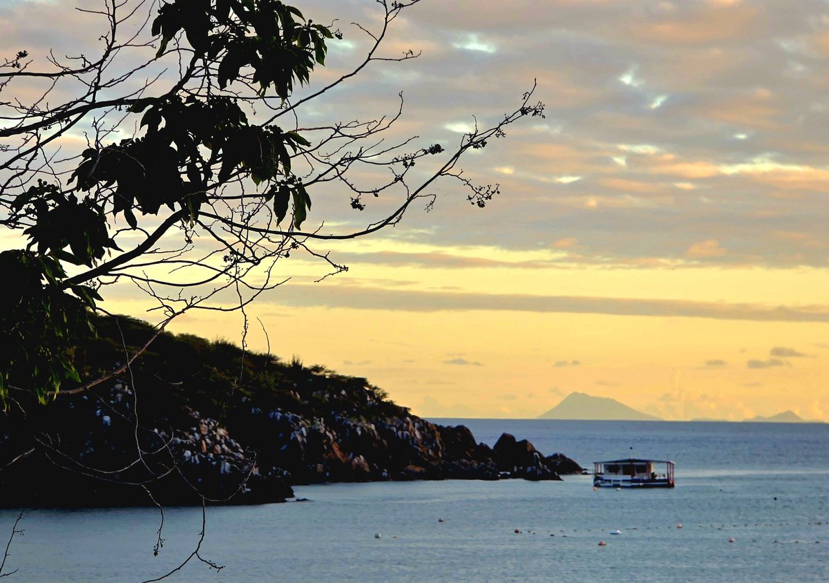 Sitting here looking at the islands of St. Kitts and Nevis... this truly is picture-perfect and the reason it's our second home.