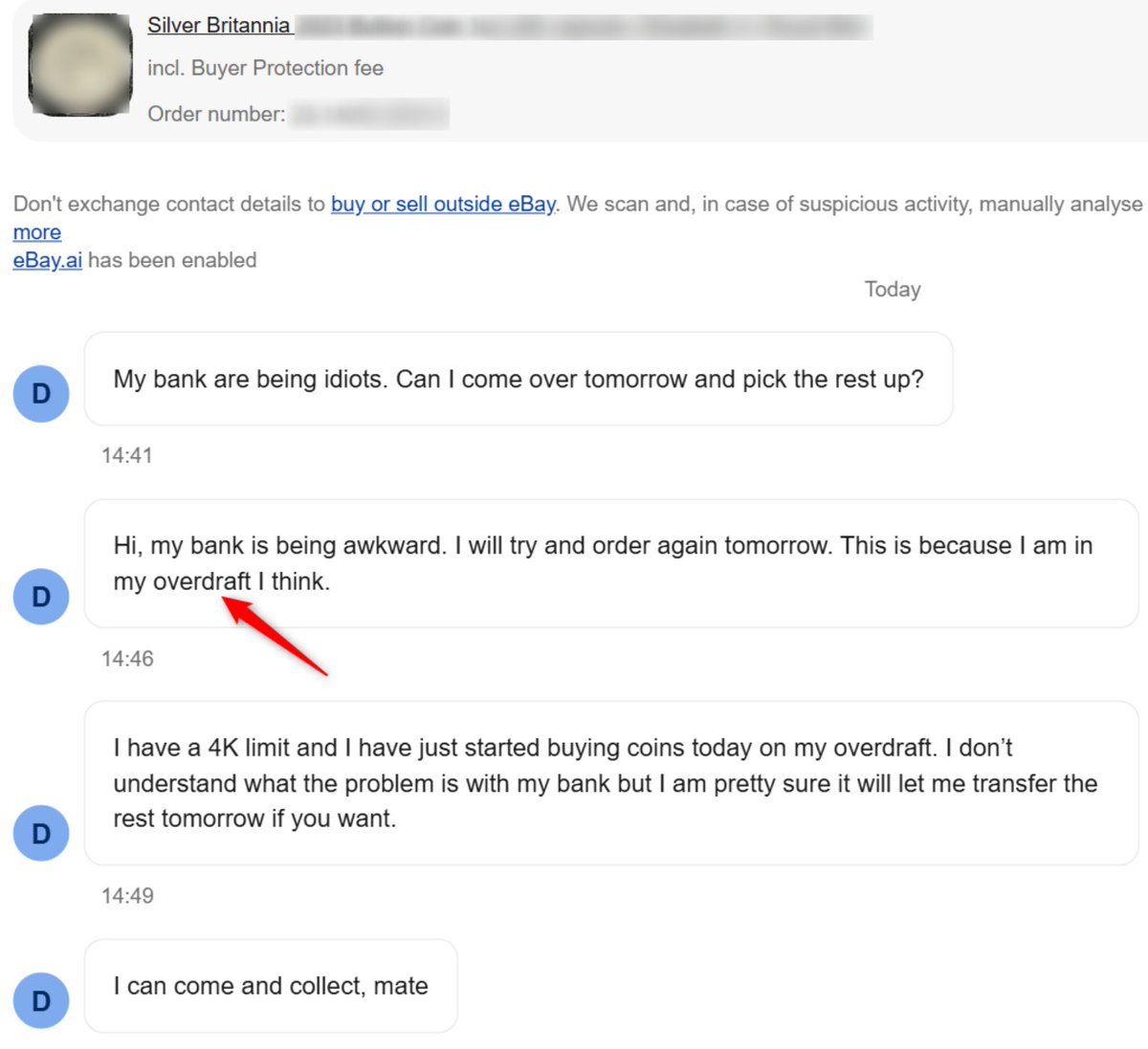 🗣 #Silver in UK - FOMO is getting INSANE 🇬🇧

Spot = $78, 
Physical = +$110

People are literally using their bank OVERDRAFT to buy coins ;]

Bank says no, but this guy is begging for more and wants to collect in person. Absolute madness ;P

Top, or we go to +100$ (SPOT) ? 🤔