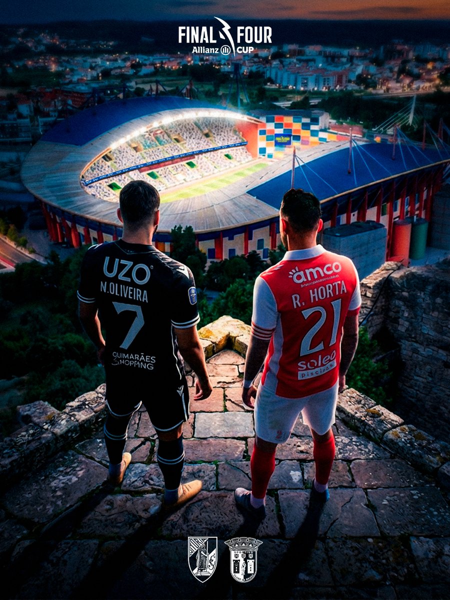 O mundo 🌏 não está preparado… mas eles sim 🔥 Pela primeira vez, o <a href="/SCBragaOficial/">SC Braga</a>  e o <a href="/VitoriaSC1922/">Vitória Sport Clube</a>  vão disputar a final da #AllianzCUP!

VAMOS TER DÉRBI DO MINHO!