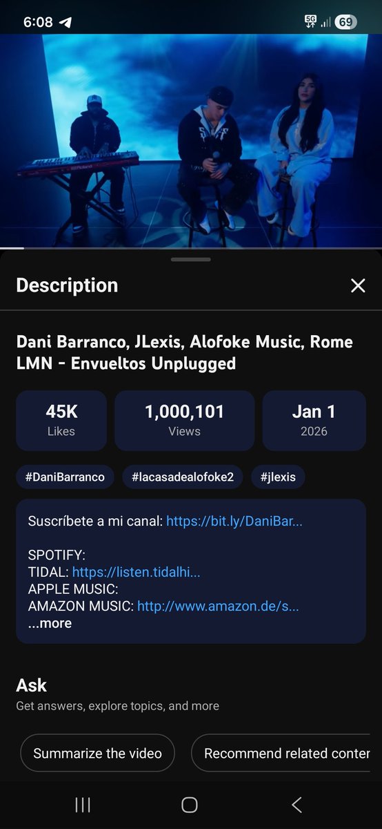 <a href="/DaniBarranco13/">Dani Barranco</a> <a href="/ROME_MN/">★ROME★ “La Mano Negra”</a> 
Llegamos al millon 🎉🎉🎉
#LaCasaDeAlofoke2 #NadieComoNosotros