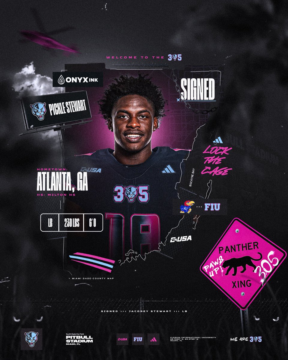 FIUFootball's tweet image. Bringing in a PLAYMAKER to the linebacker room 🍿

He’s ready to shock the world @jacorey___18 💯
