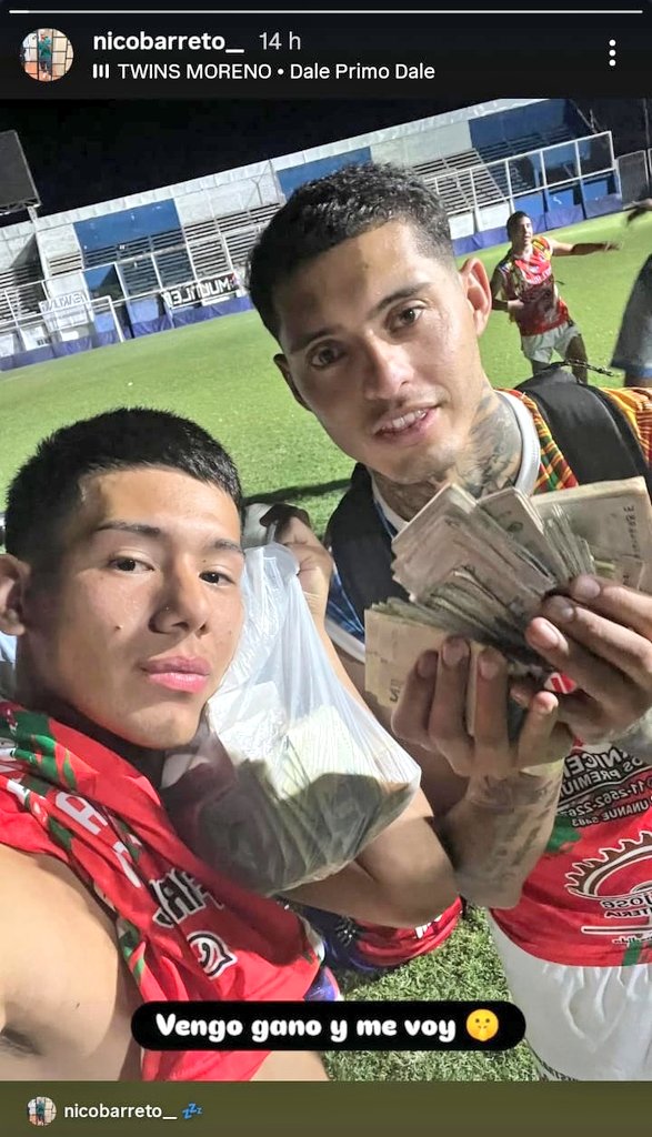 "vengo ganó y me voy" puso este pirata Barreto, gracias Monje y Terrazas!! <a href="/AdivaSanji/">Adiva Sanjines</a> <a href="/aurinegro59/">Aurine 🖤💛</a> <a href="/Camilo__Oporto/">Camilo Oporto</a> <a href="/CEjecutivoTS/">Comité Ejecutivo The Strongest</a> <a href="/ChamonJp/">Juan Pablo Chamón</a> <a href="/ClubStrongest/">Club The Strongest</a> <a href="/CrisOvandoPal/">Cristhian Ovando</a> <a href="/DanielRoblesCo3/">Daniel Robles Cortez</a> <a href="/dmillares/">Daniel Millares A.</a> <a href="/LeoChambi16/">Leonardo Chambi Loza </a> <a href="/Santiago99IP/">Santiago Isnado Prado</a> <a href="/os_ar87/">Oscar, El Profe</a> <a href="/juanpasten2010/">Juan Pasten</a> <a href="/Futbolmania01/">Futbolmanía Bolivia</a>