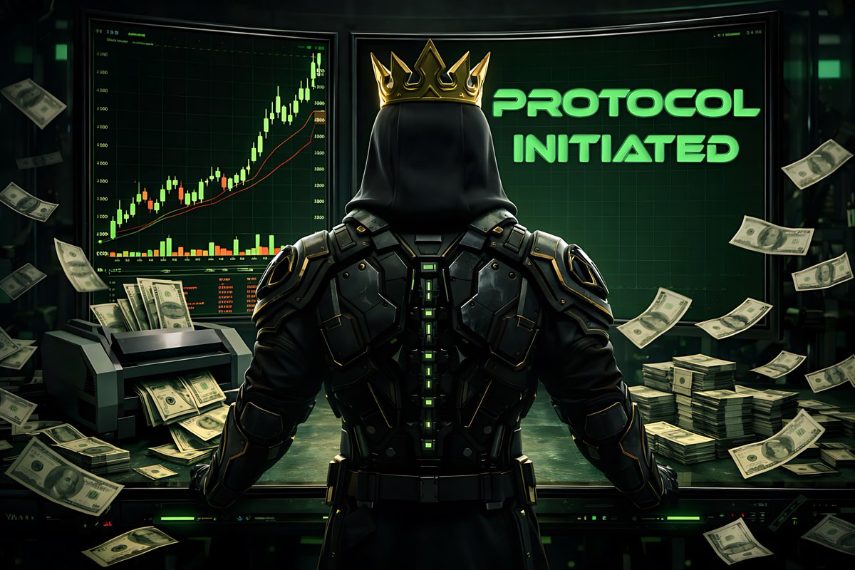 Trading Protocol initiated.
The system glitches. Markets fracture.
While they wait for permission, we write the signal.
Discipline is the crown. 👑